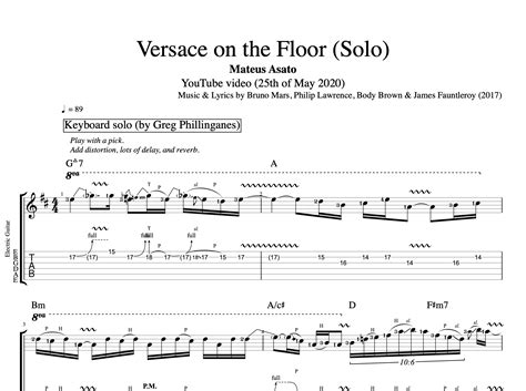 chord d versace on the floor